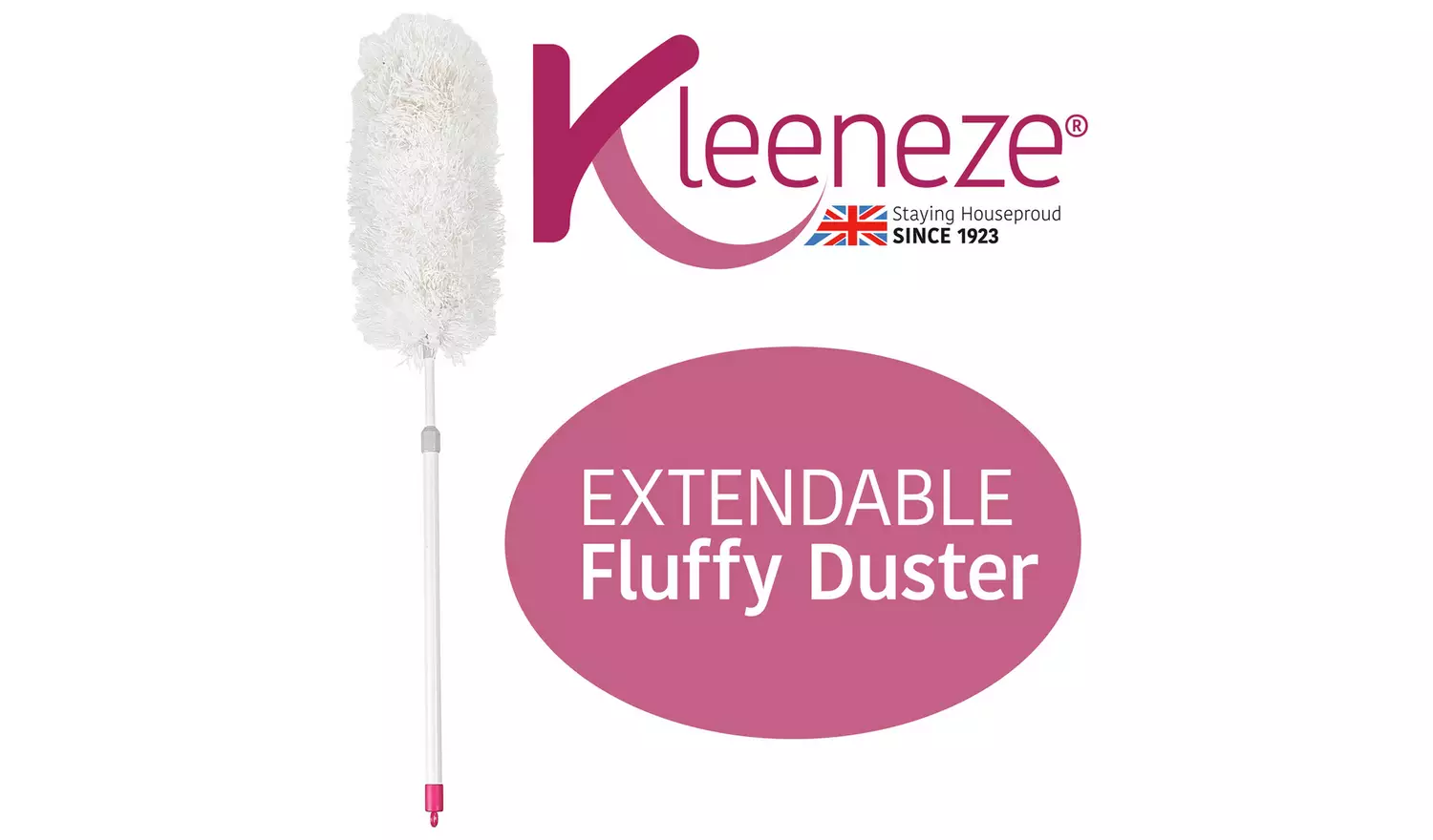 Kleeneze Extendable Microfibre Fluffy Duster