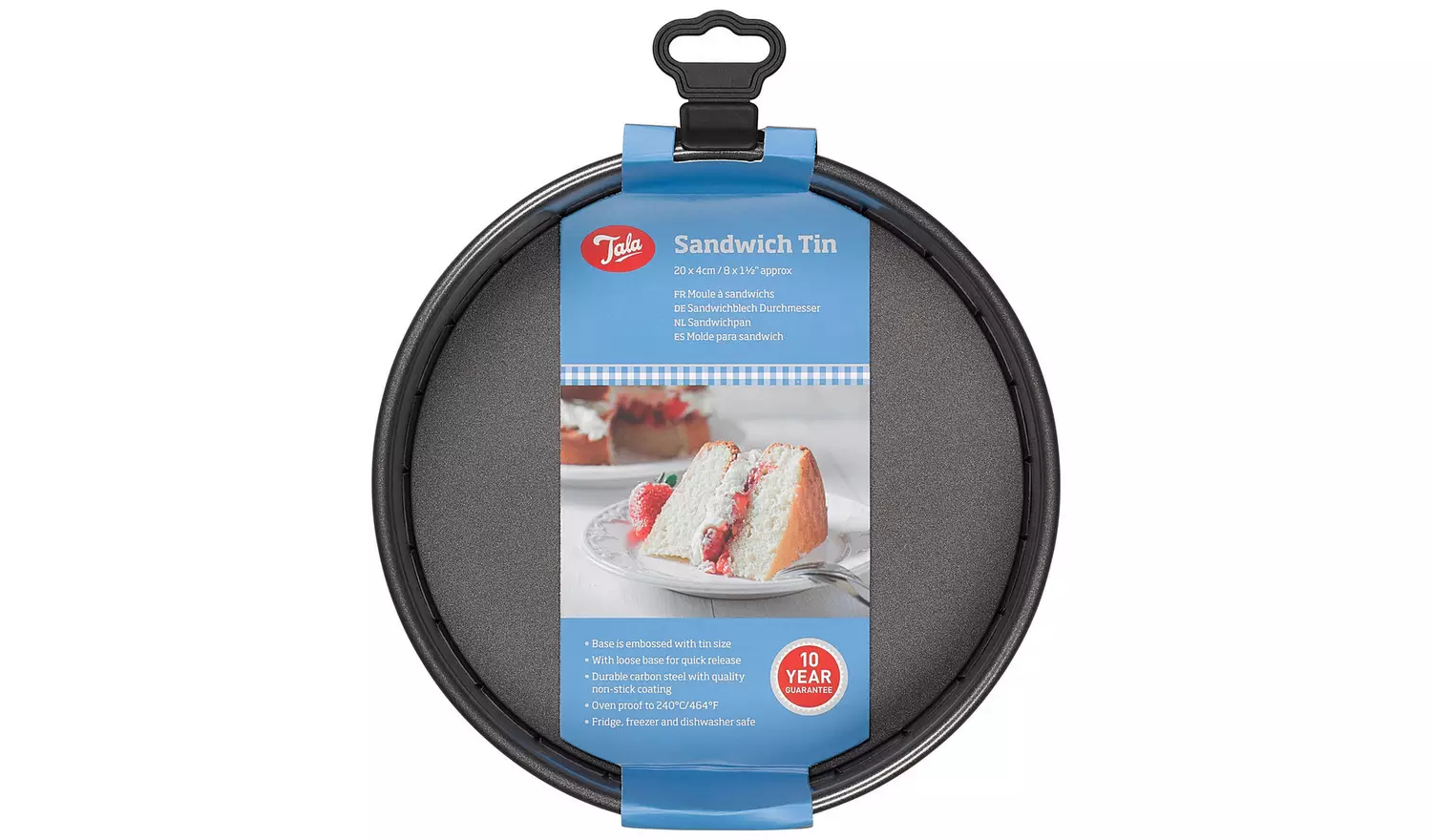 Tala 20cm Sandwich Tin with Loose Base