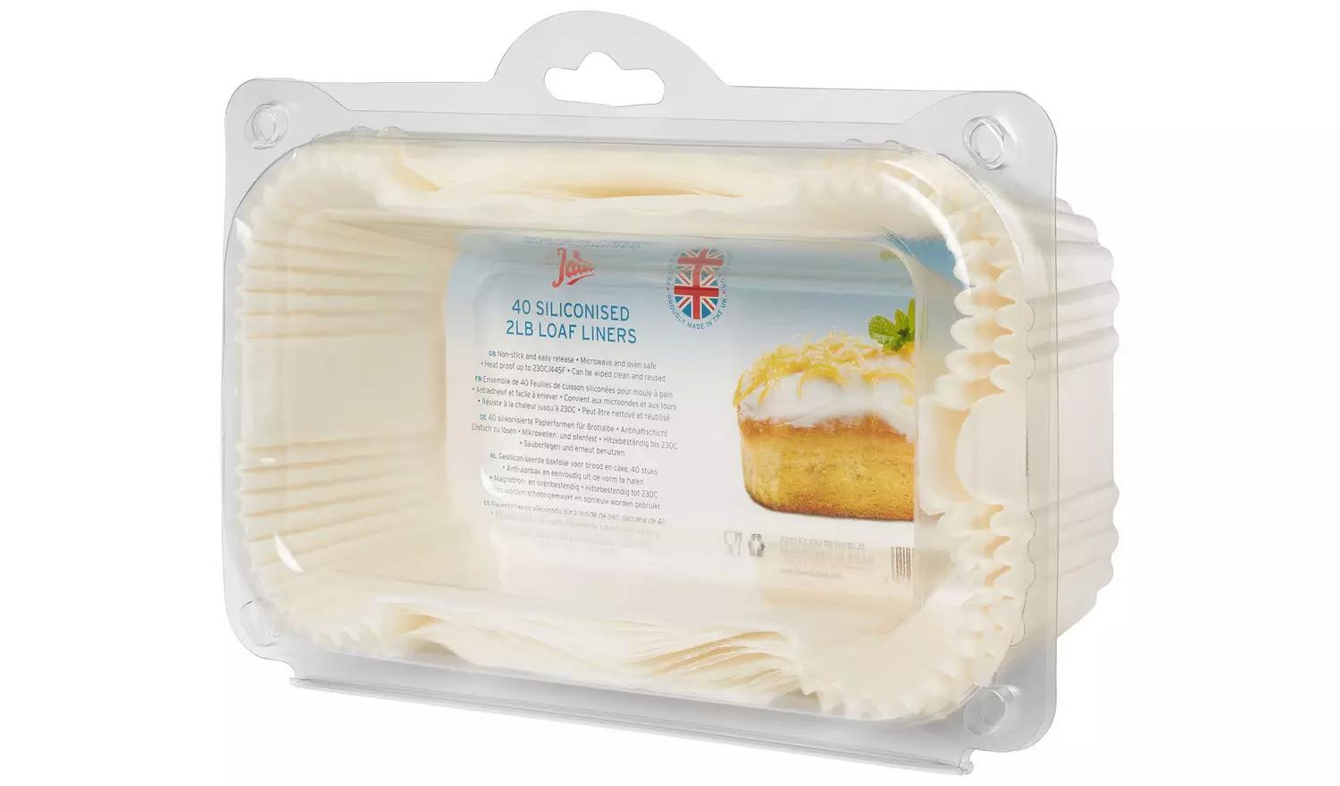 Tala Set of 40 Siliconized Loaf Liners