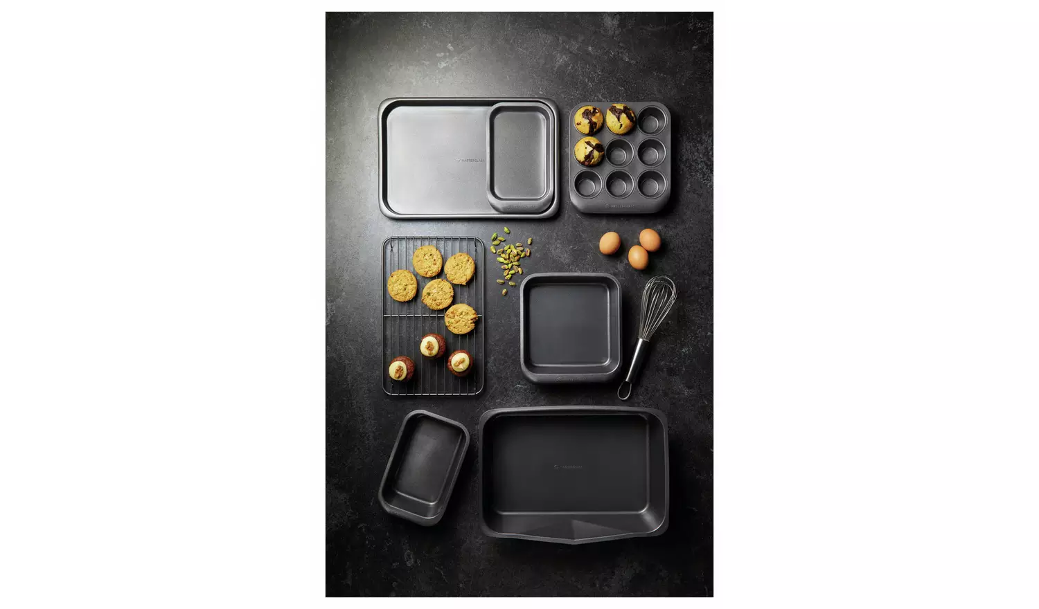 MasterClass Smart Space Stacking Non-stick Bakeware 7pc Set
