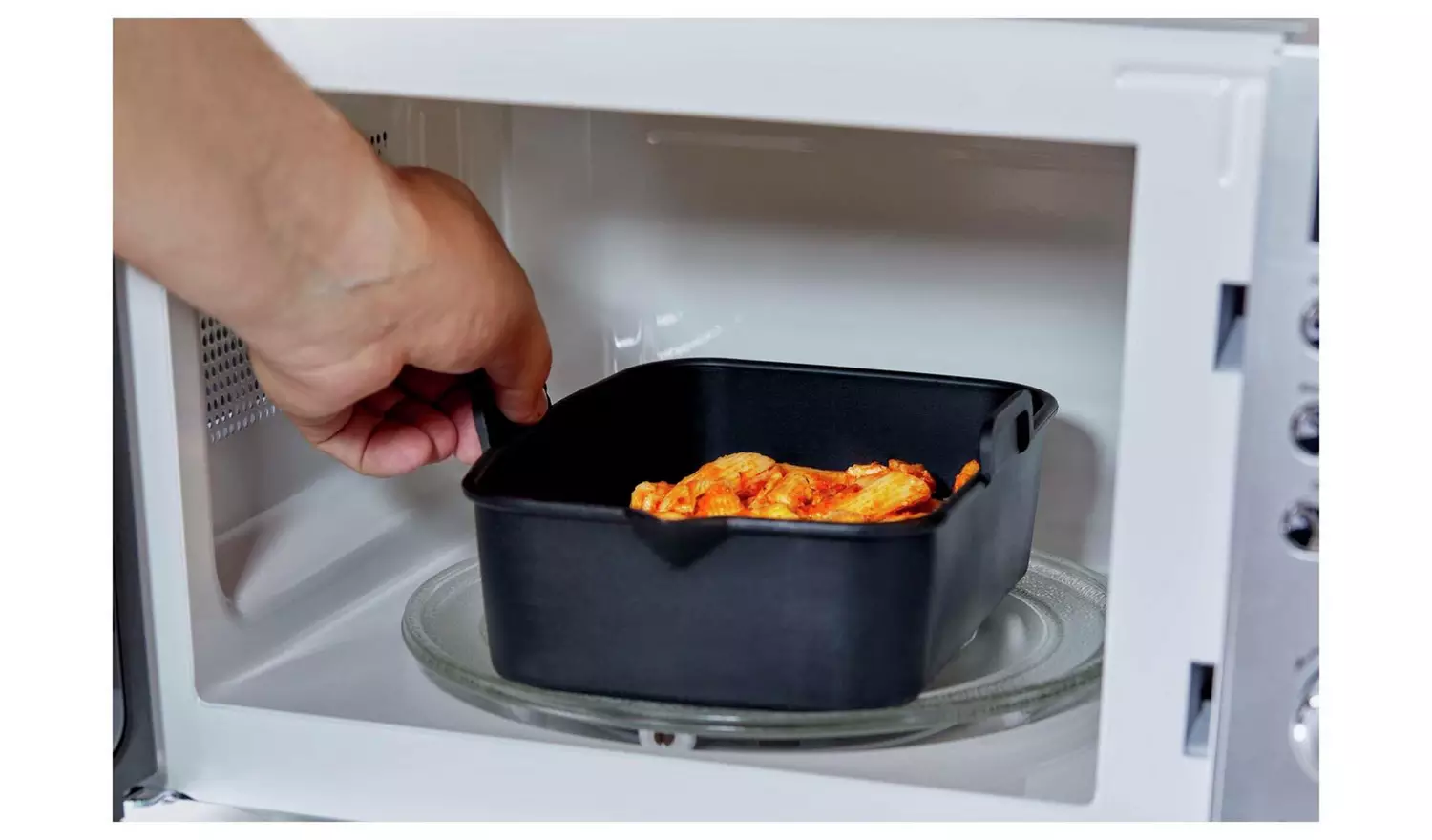 Tower Set of 2 Silicone Air Fryer Rectangular Solid Trays