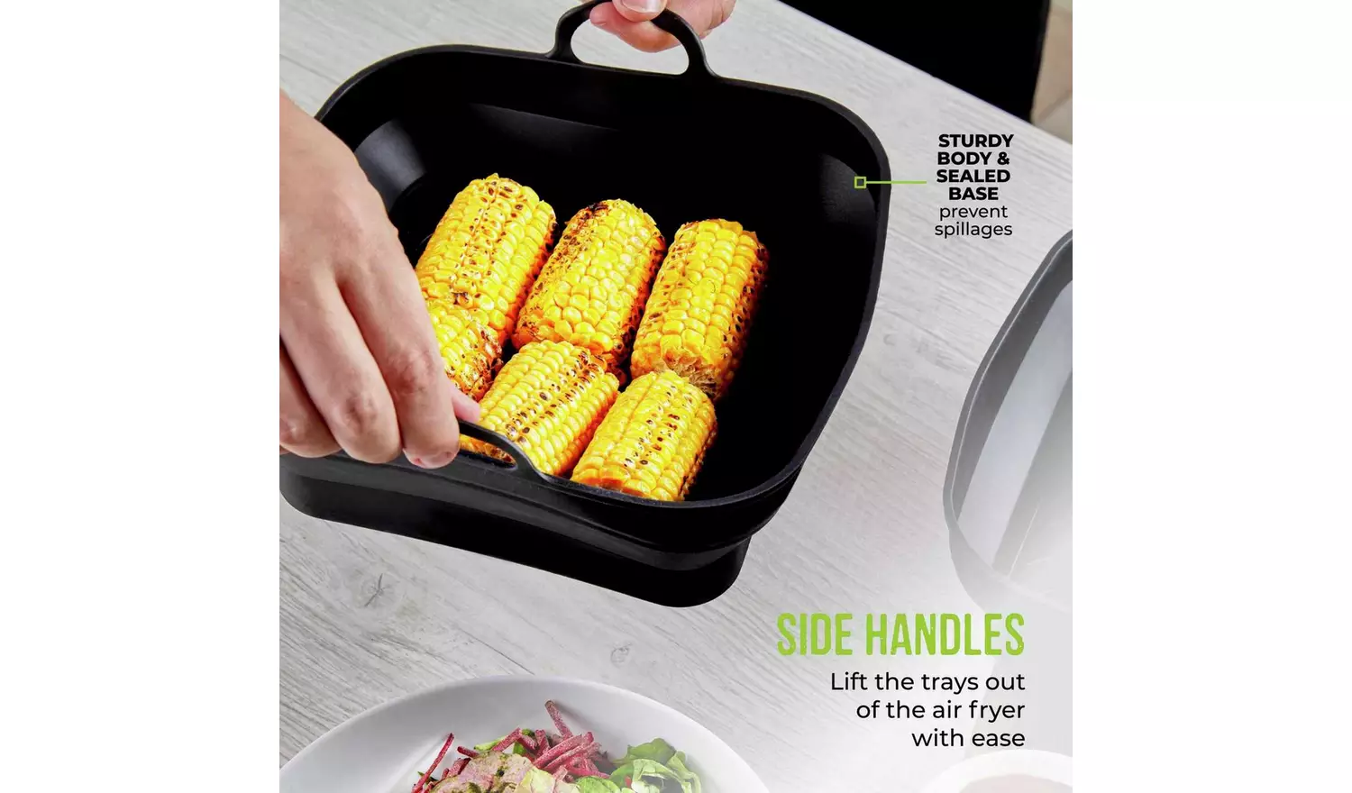 Tower Air Fryer Square Foldable Tray Set