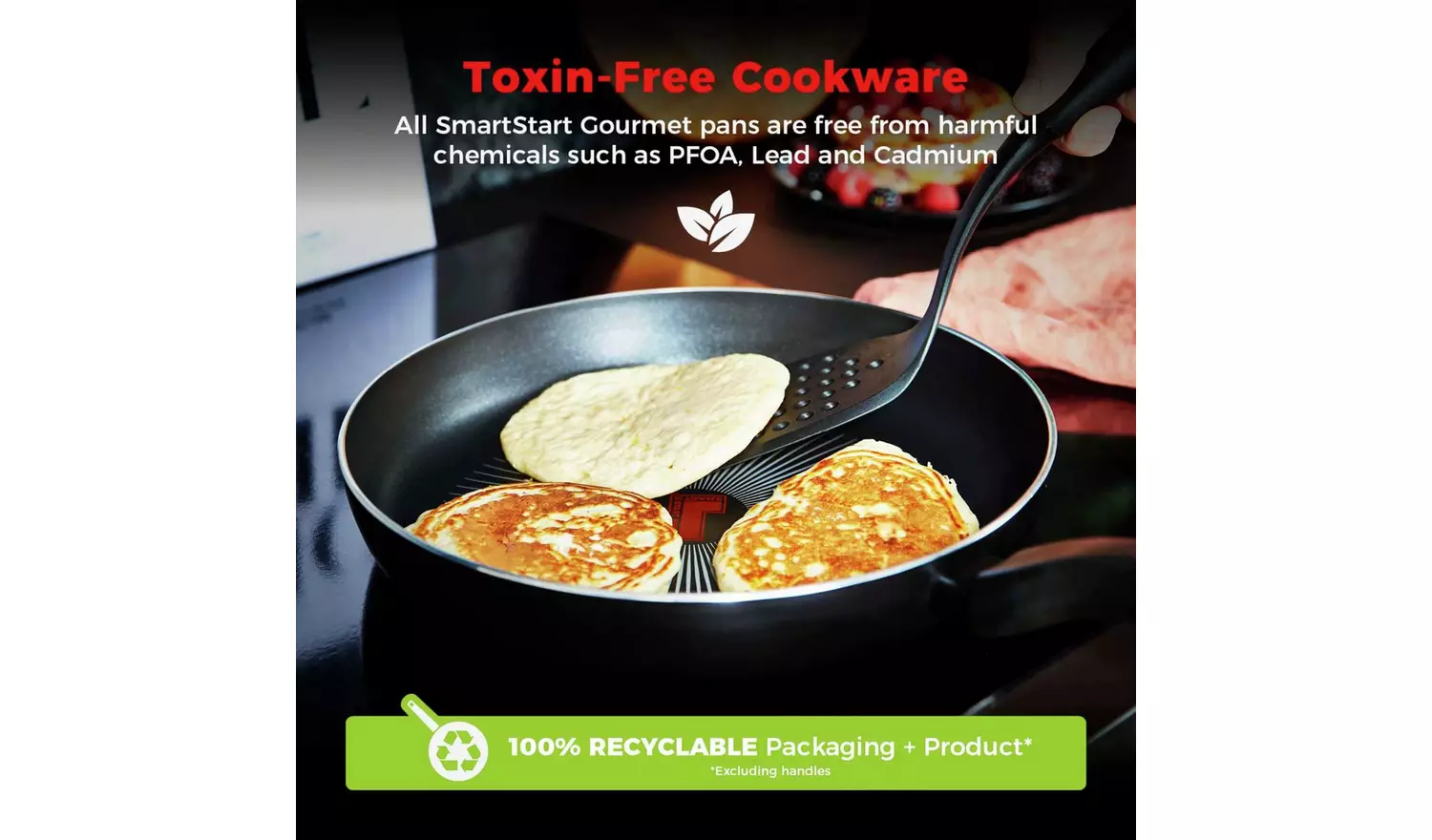 Tower Smart Start Gourmet 32cm frying pan