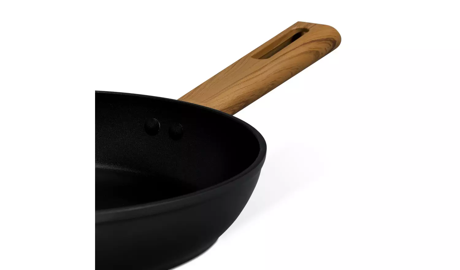 Habitat Wood Effect 24cm Non Stick Aluminum Frying Pan