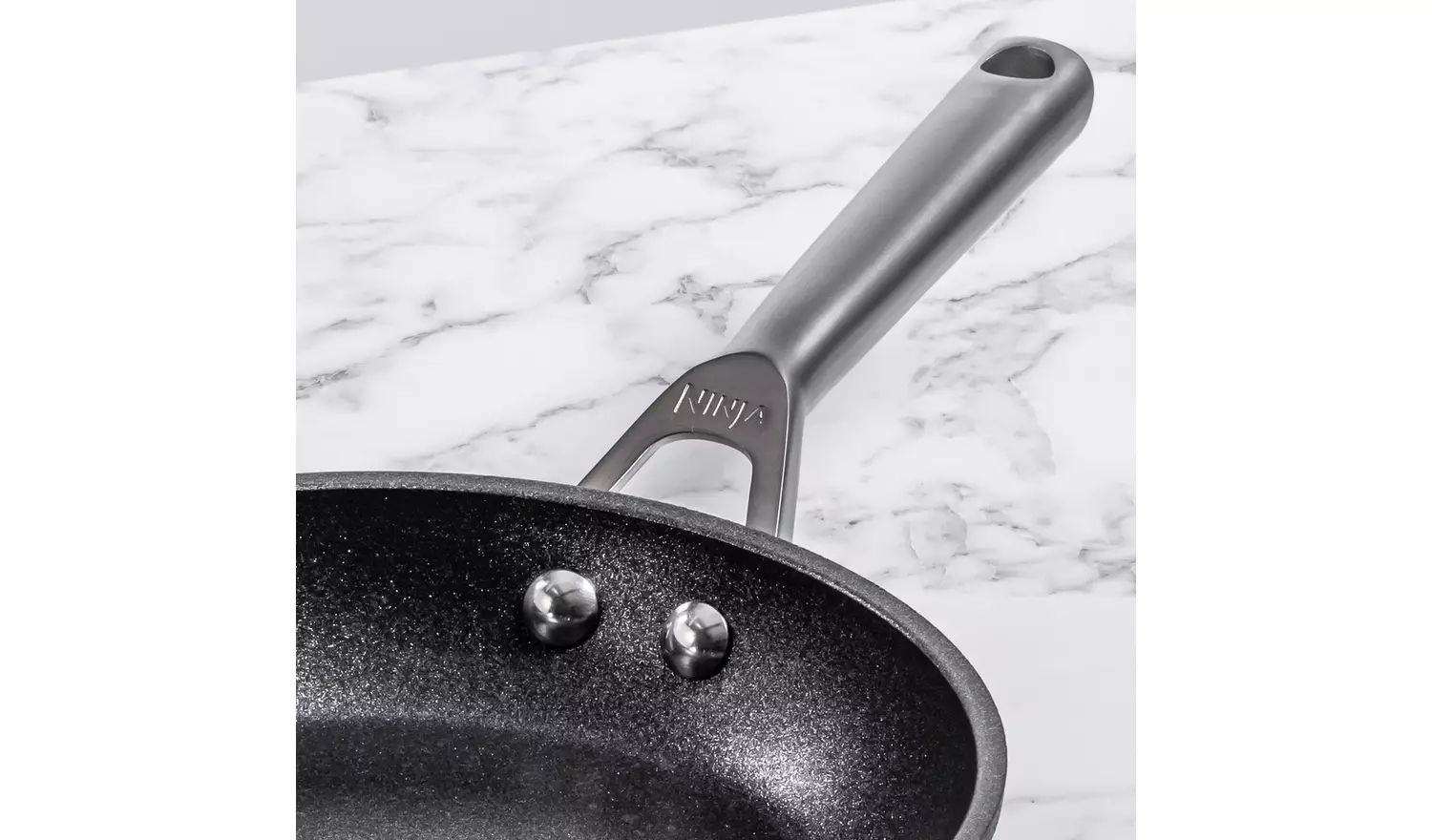 Ninja Zerostick 24cm Non Stick Aluminium Frying Pan - Grey