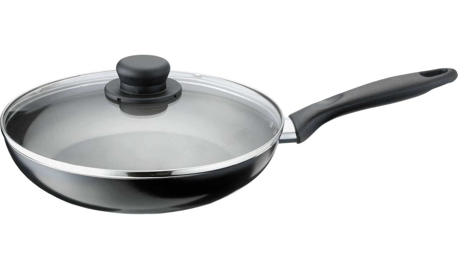 Argos Home 26cm Non Stick Aluminium Saute Pan with Lid