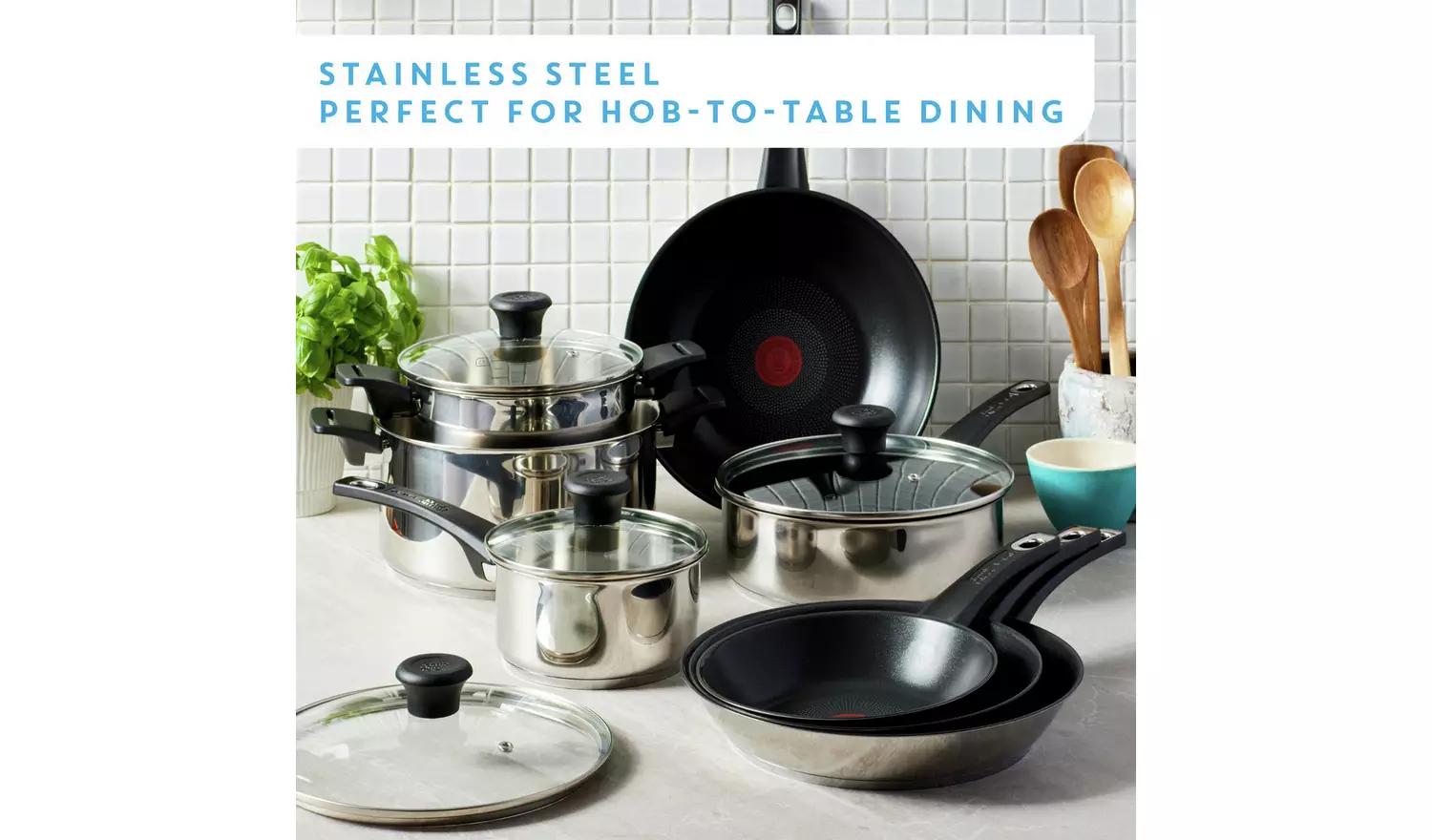 Tefal Jamie Oliver 24cm non Stick Stainless Steel Frying Pan