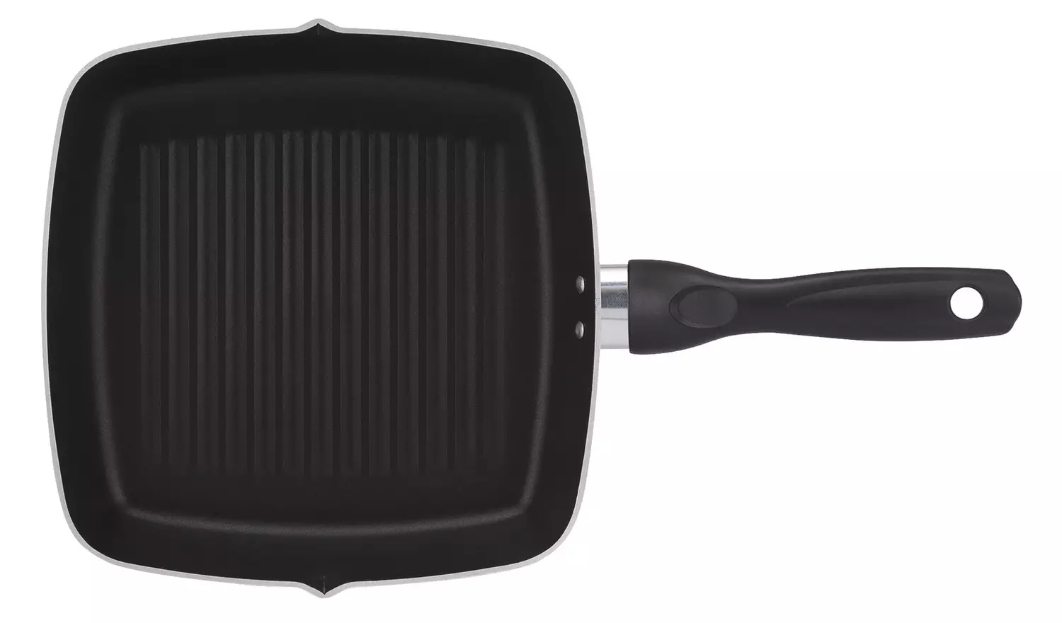 Argos Home 24cm Non Stick Aluminium Griddle Pan