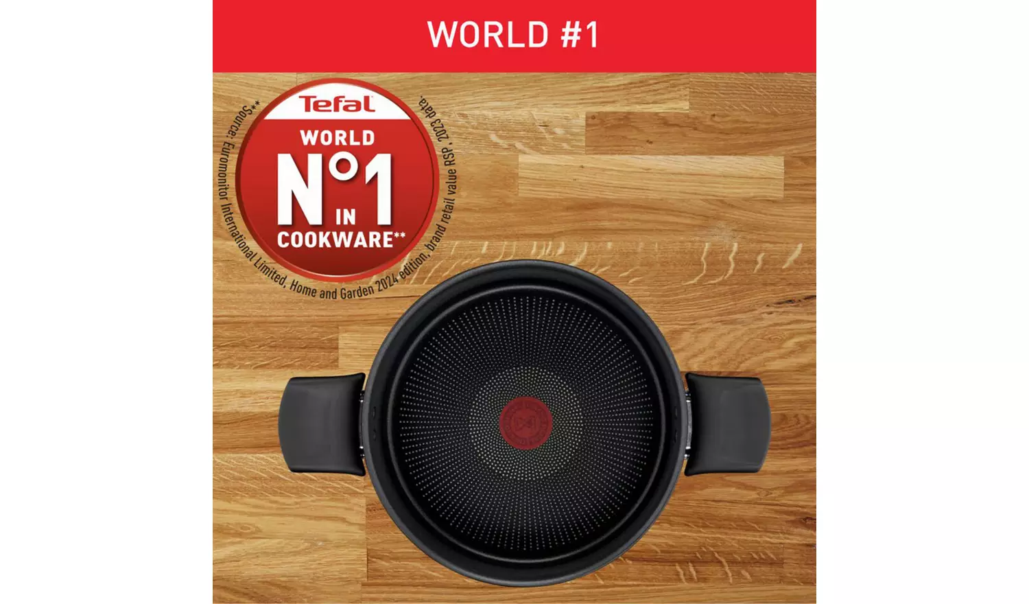 Tefal Titanium Excellence 24cm Non stick Stewpot