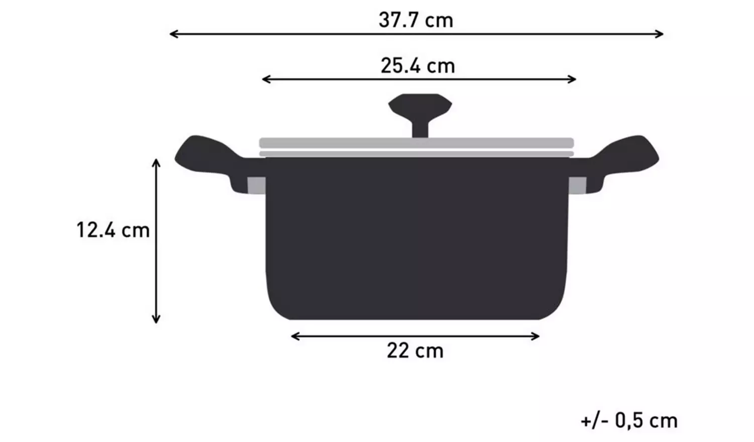 Tefal Titanium Excellence 24cm Non stick Stewpot