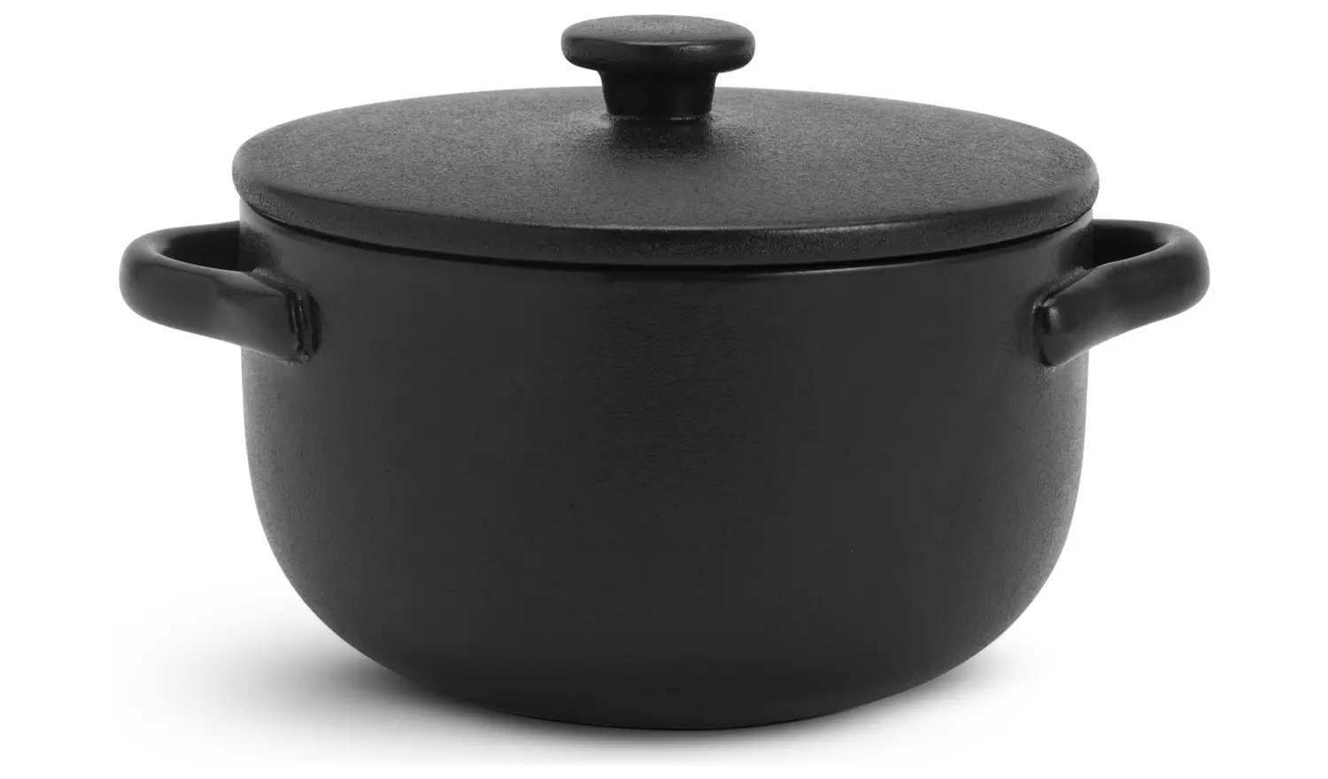 Habitat 2 Piece Stoneware Mini Casserole Dish - Black