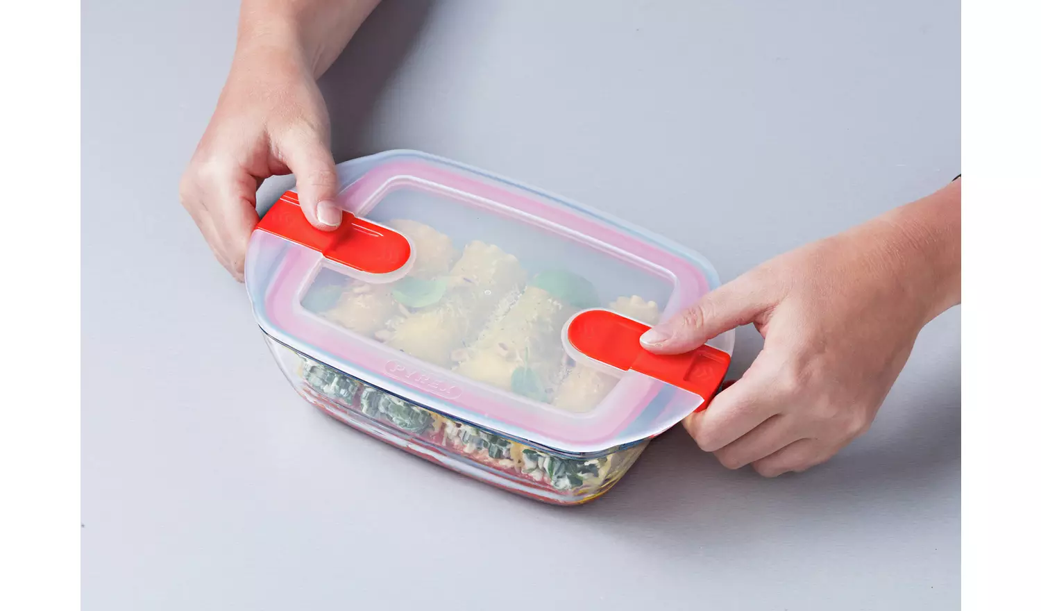 Pyrex Cook & Heat Rectangular 1L Dish With Lid