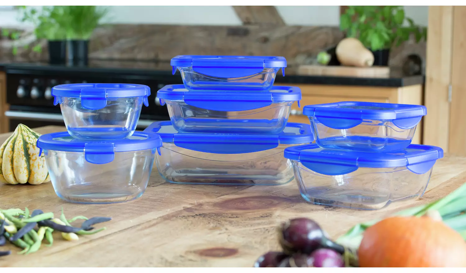 Pyrex 7 Piece Cook & Go Set