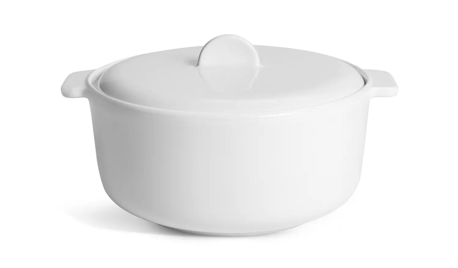Habitat Riko 2.29 Litre Ceramic Casserole Dish - White