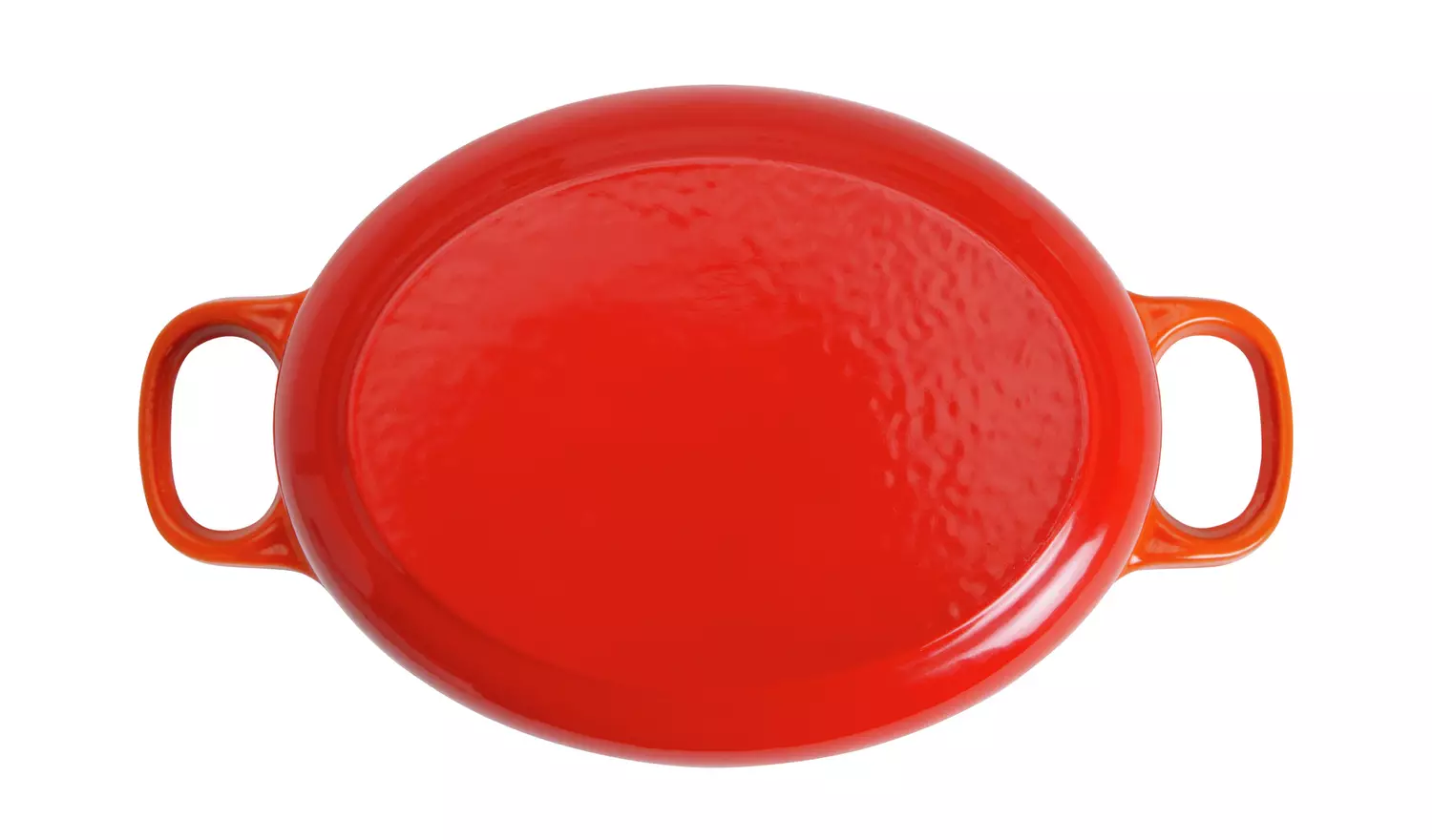 Habitat 4.7 Litre Cast Iron Oval Casserole Dish - Orange