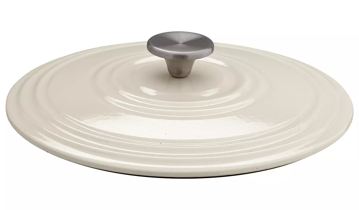 Habitat 5.3 Litre Cast Iron Casserole Dish - Cream