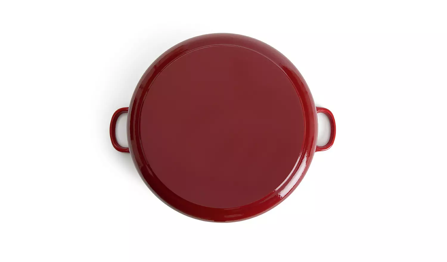 Habitat 3.3 Litre Cast Iron Casserole Dish - Red