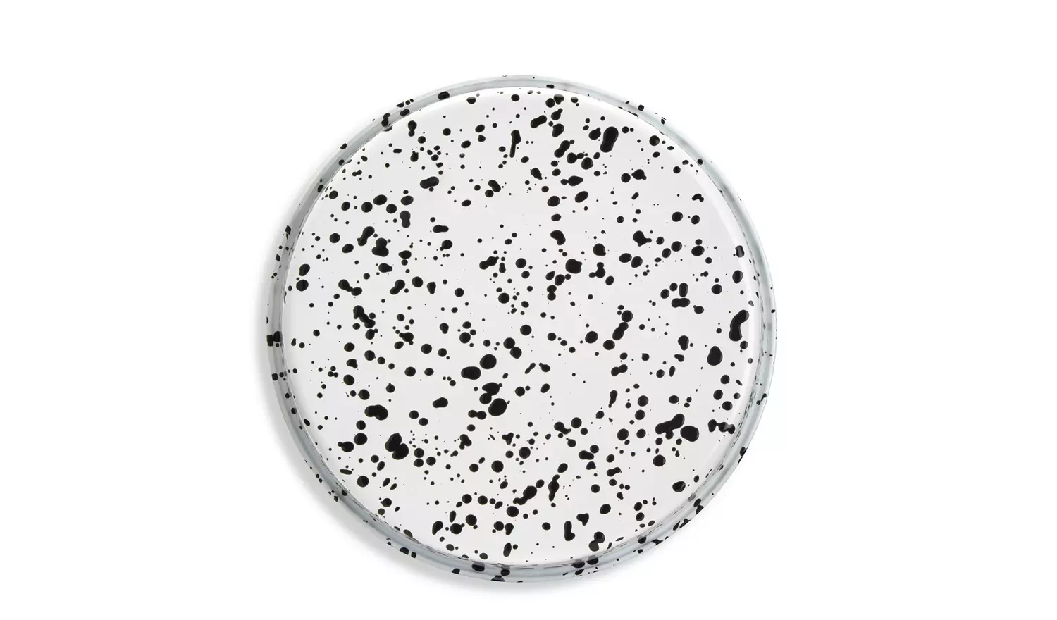 Habitat 26cm Enamel Round Dish - White