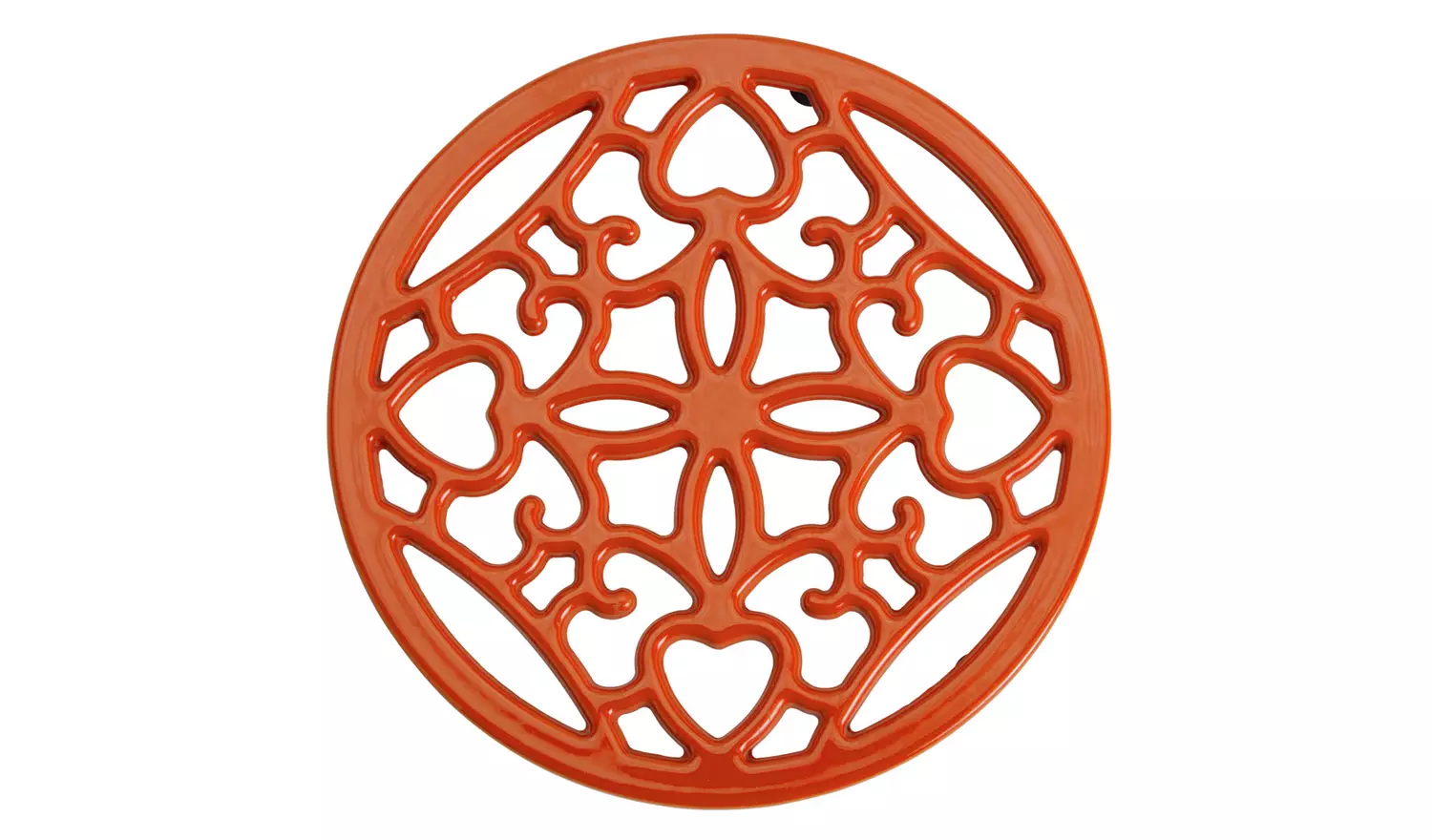 Habitat Cast Iron Trivet - Orange