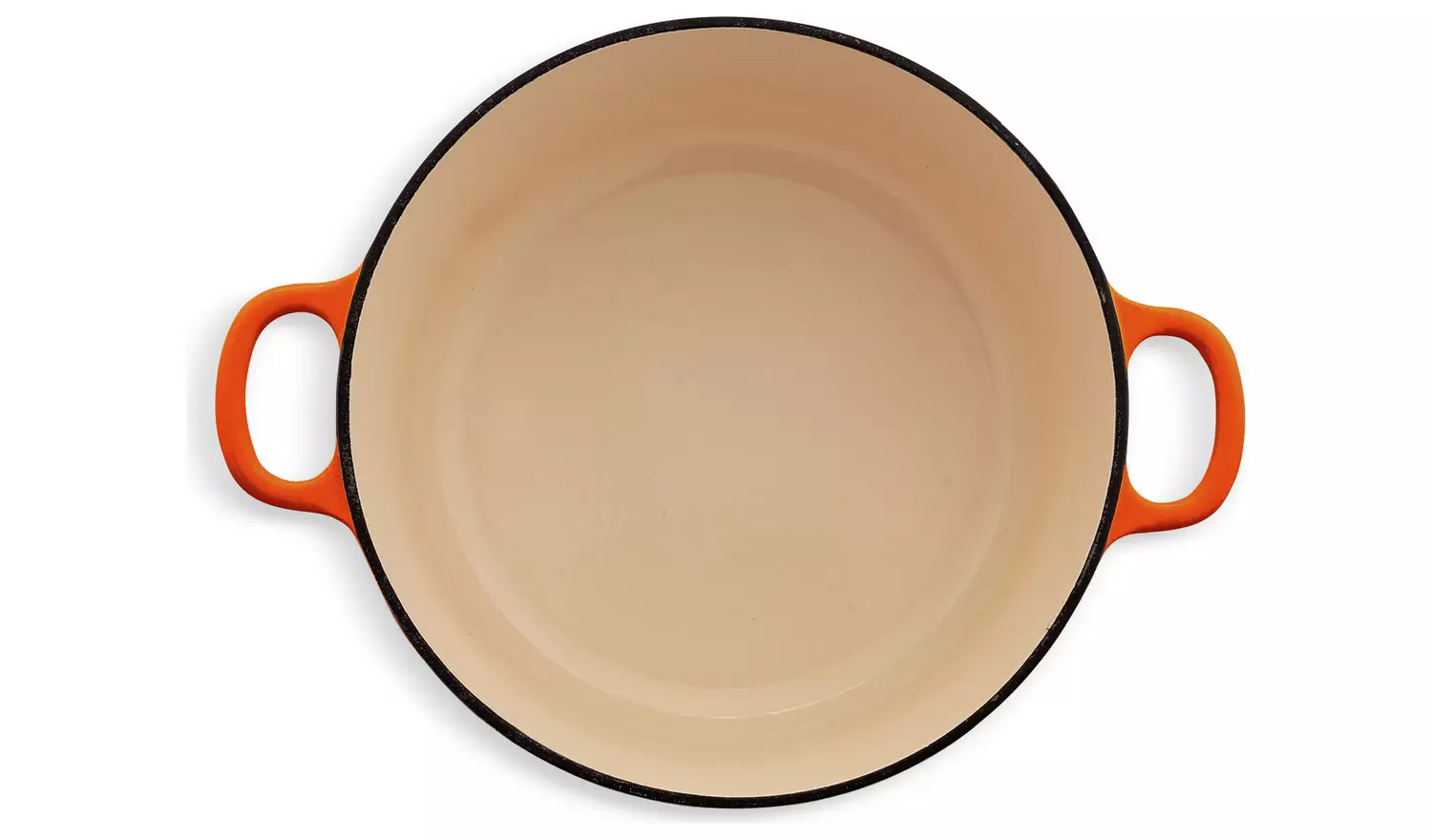 Habitat 3.3 Litre Cast Iron Casserole Dish - Orange