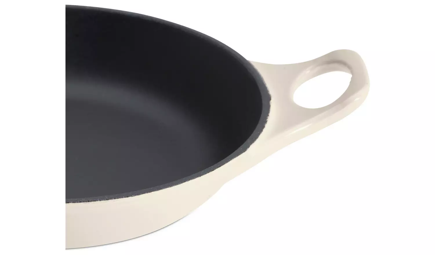 Habitat 20cm Cast Iron Oven Dish - Cream