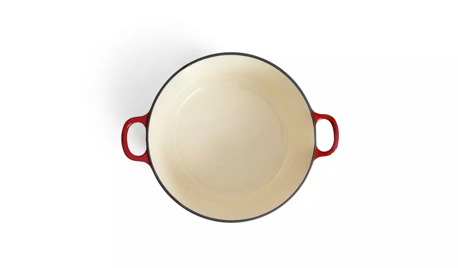 Habitat 5.3 Litre Cast Iron Casserole Dish - Red