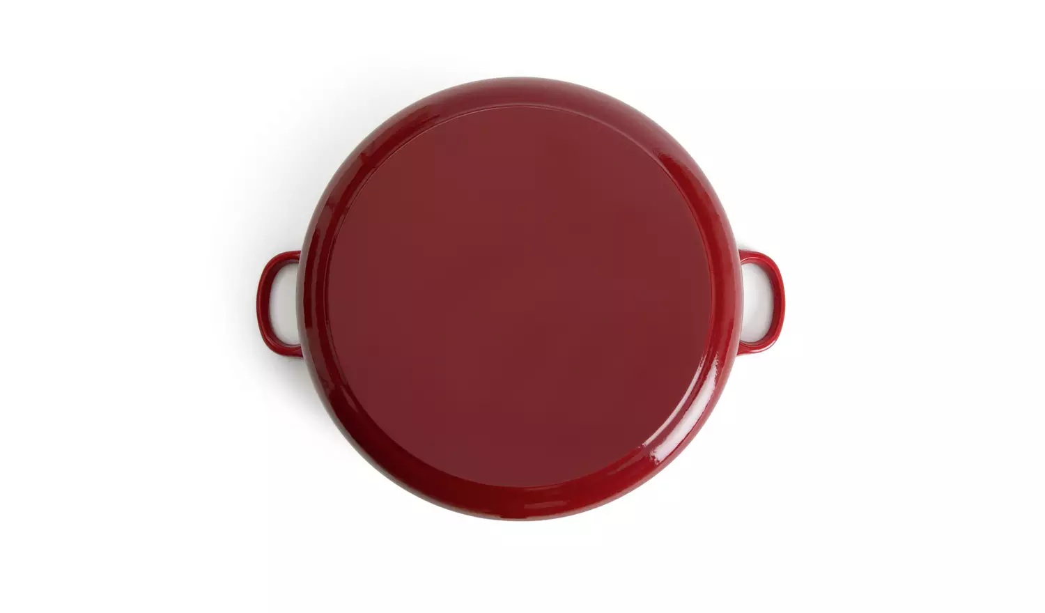 Habitat 5.3 Litre Cast Iron Casserole Dish - Red