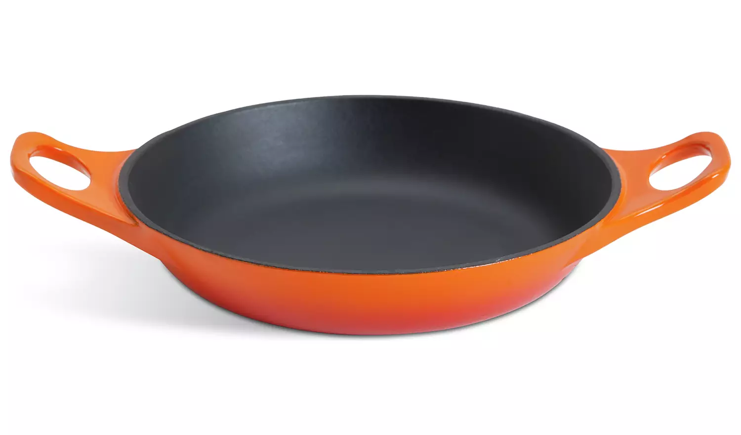Habitat 20cm Cast Iron Oven Dish - Orange