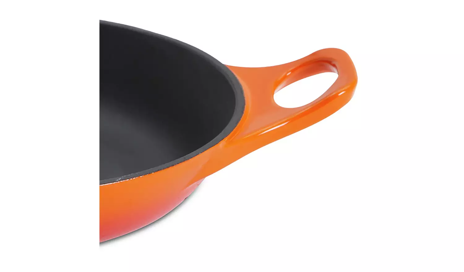 Habitat 20cm Cast Iron Oven Dish - Orange