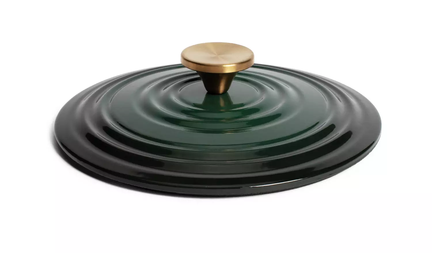 Habitat 3.3 Litre Cast Iron Casserole Dish - Green