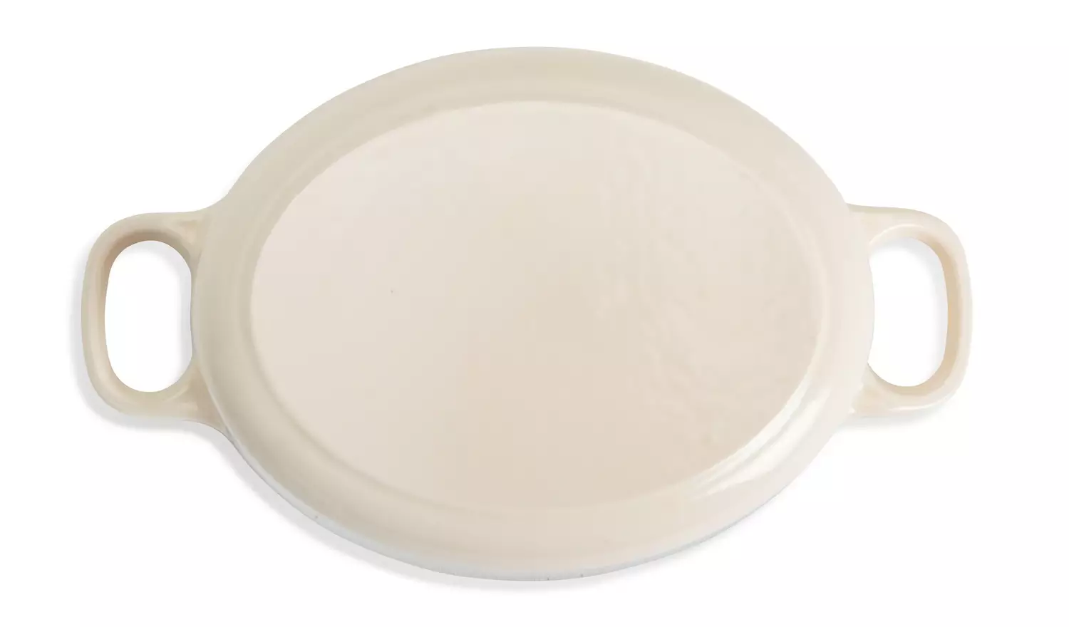 Habitat 2.4 Litre Cast Iron Oval Casserole Dish - Cream