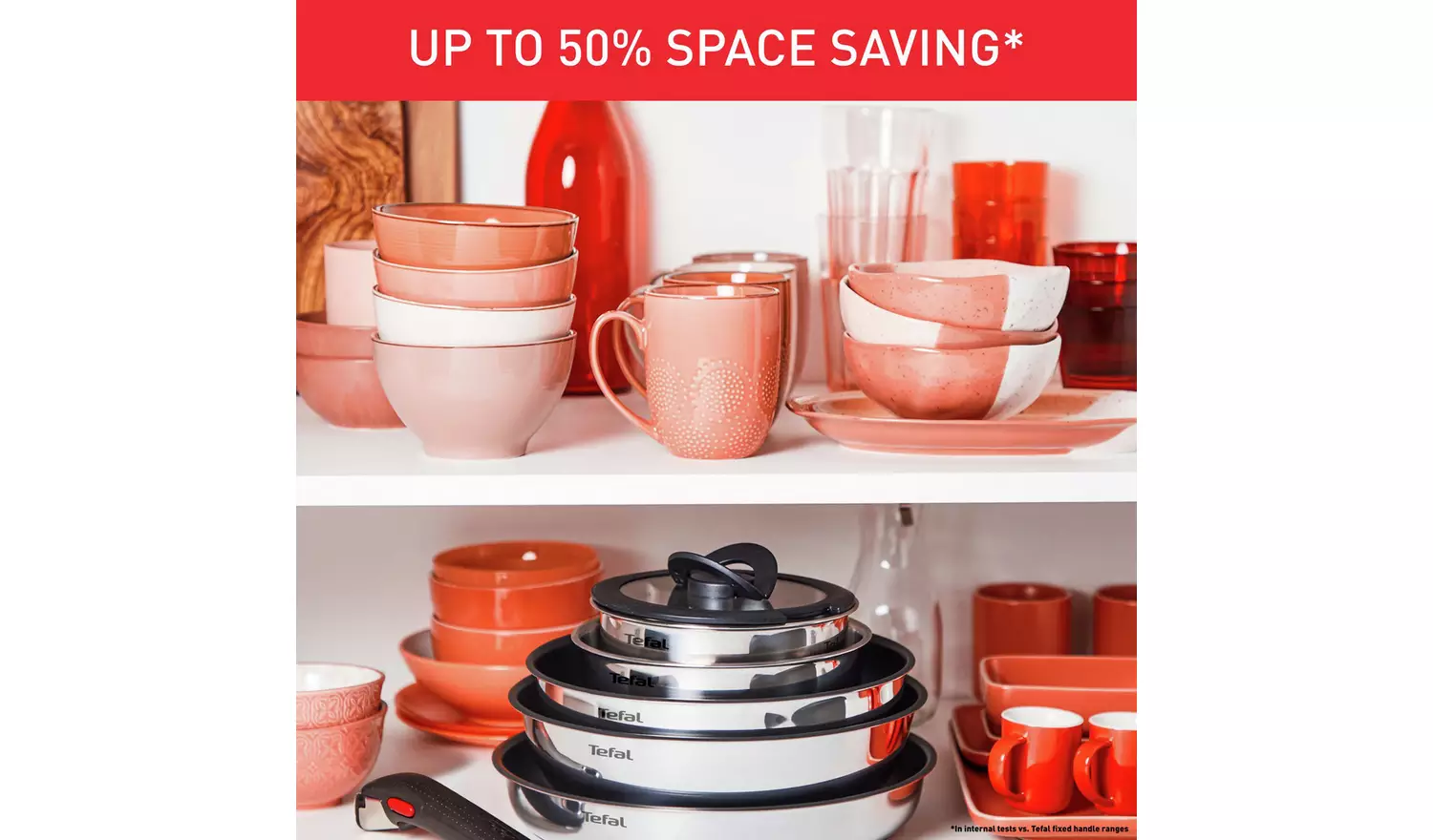 Tefal Ingenio Emotion 10 PieceStainless Steel Pan Set