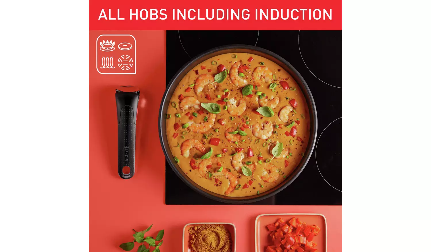 Tefal Ingenio Emotion 10 PieceStainless Steel Pan Set