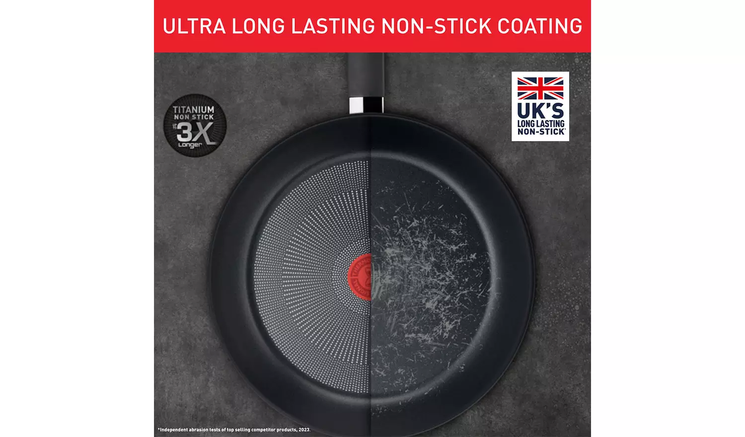 Tefal Titanium Excellence 5 Piece Non stick Pan Set