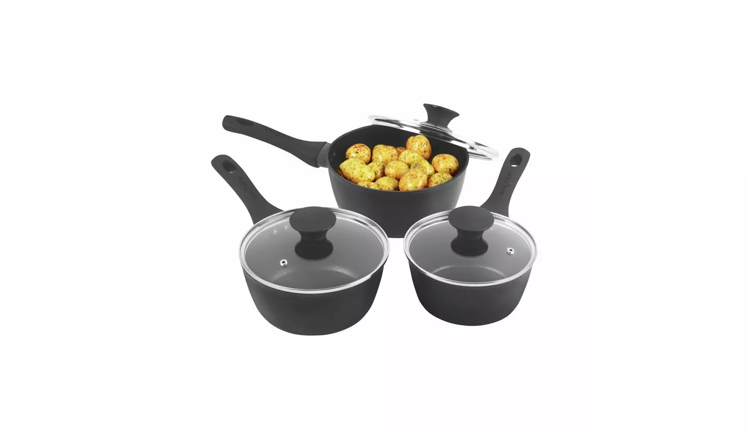 Salter 15x Mega Thermo 3 Piece Saucepan Set