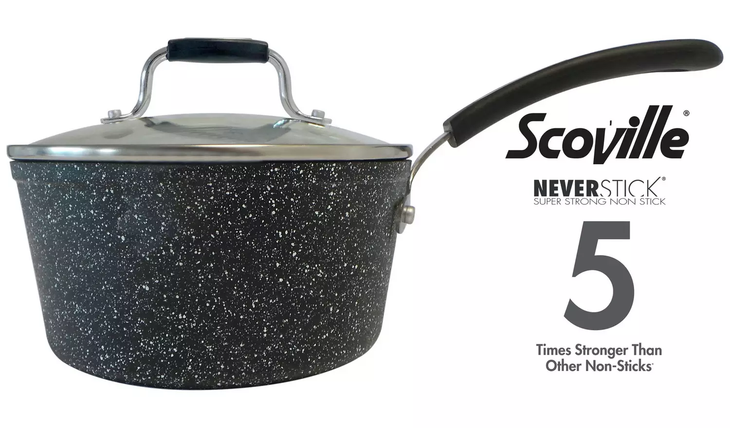 Scoville 3 Piece Non Stick Aluminium Pan Set