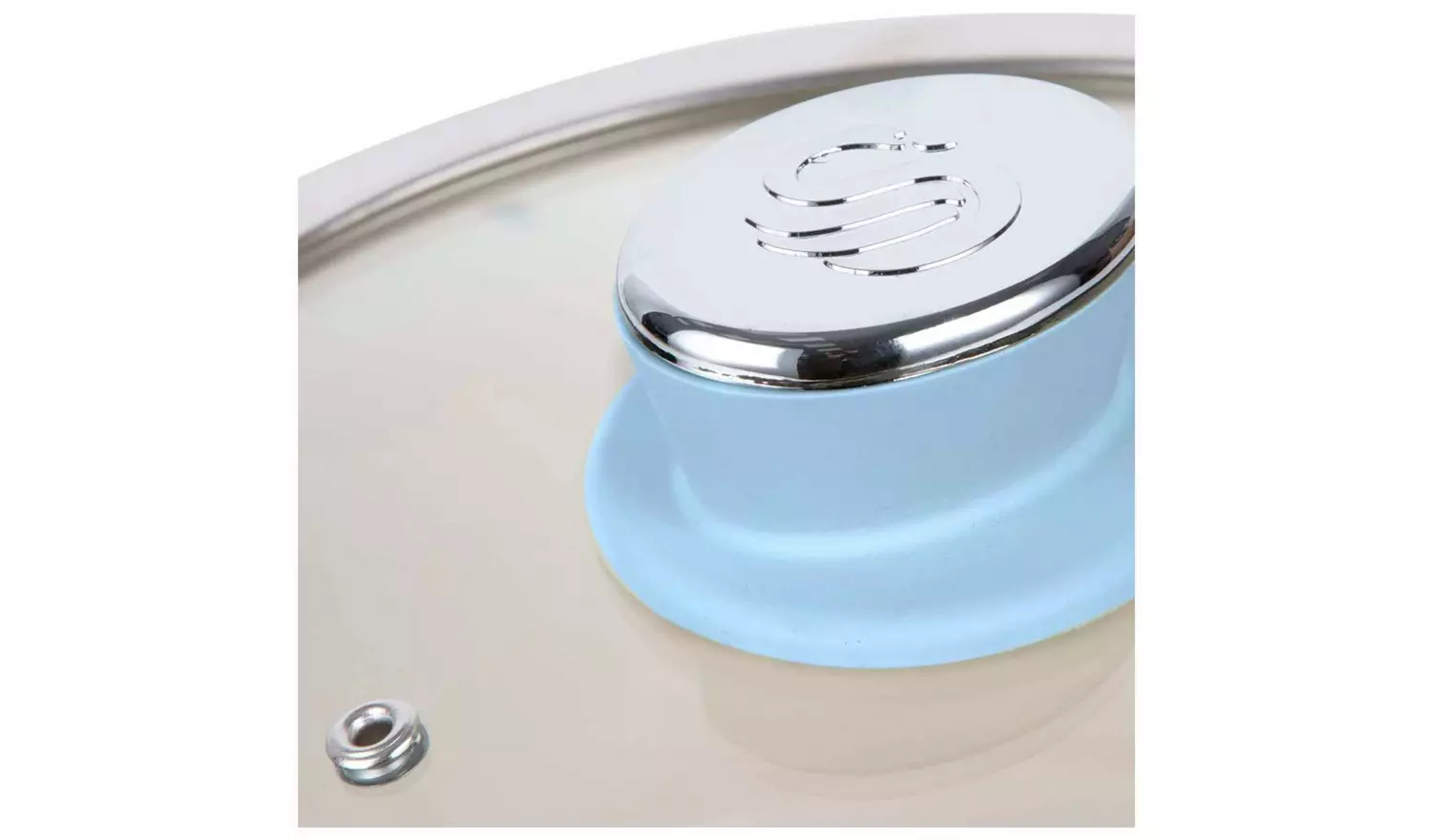 Swan Retro 3 Piece Non Stick Aluminium Saucepan Set - Blue