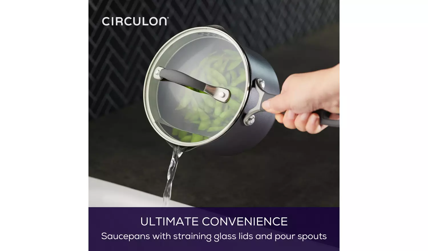 Circulon Scratch Defense 3 Piece Aluminium Saucepan Set