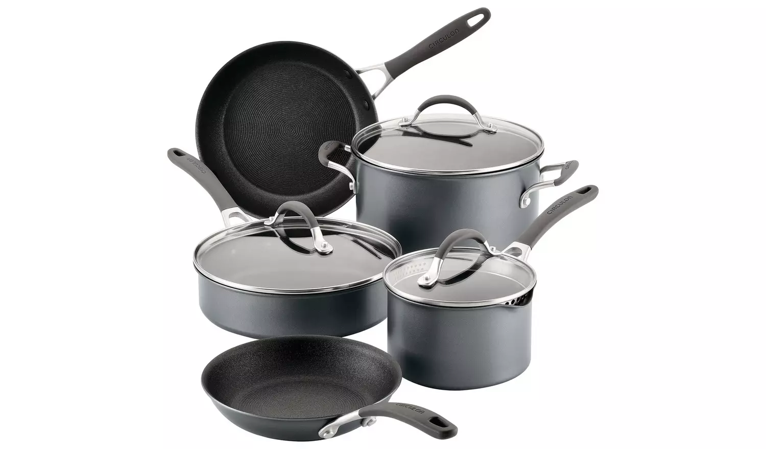 Circulon Scratch Defense 5 Piece Aluminium Cookware Set