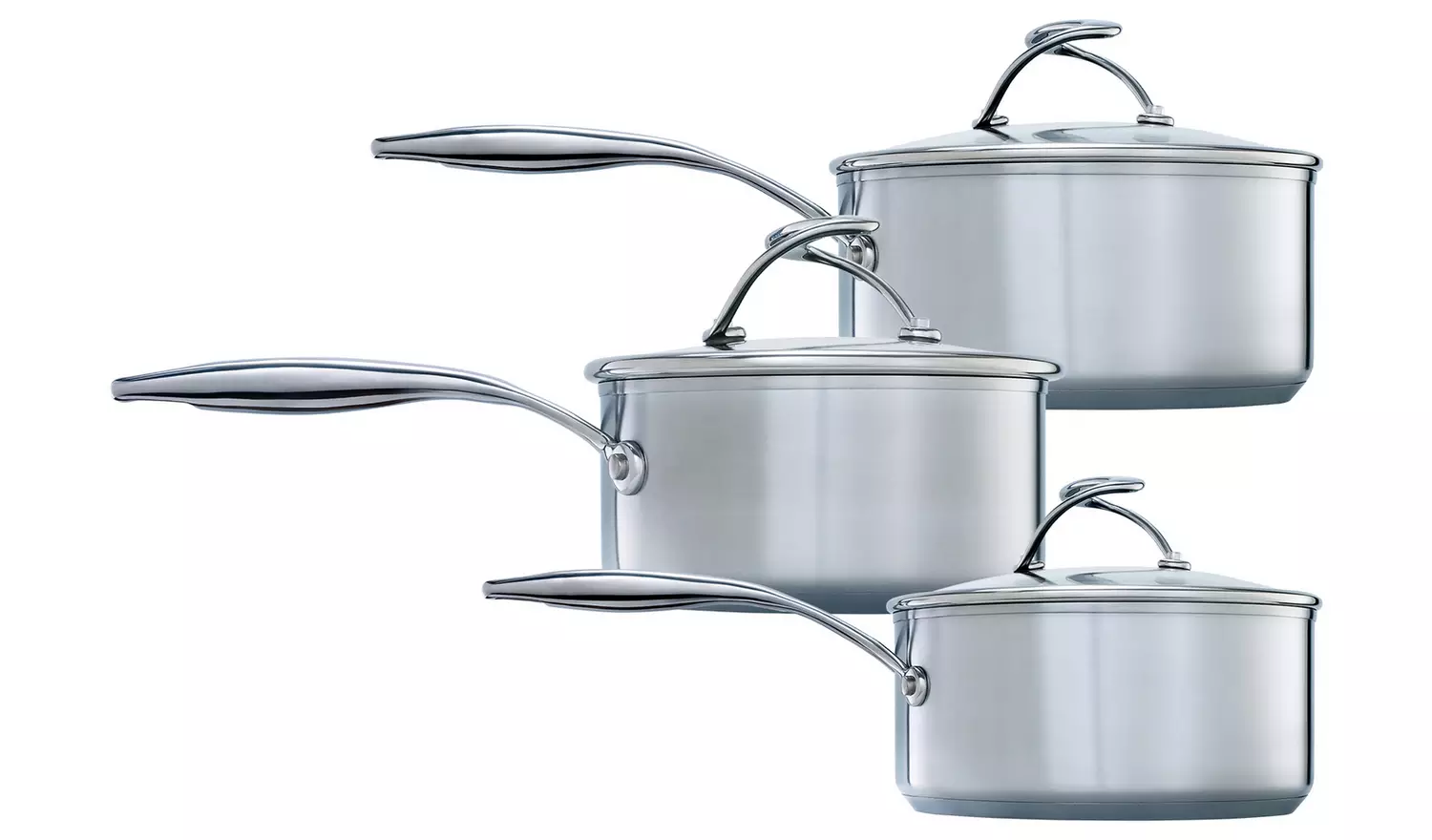 Circulon S Series 3 Piece Stainless Steel Pan Set