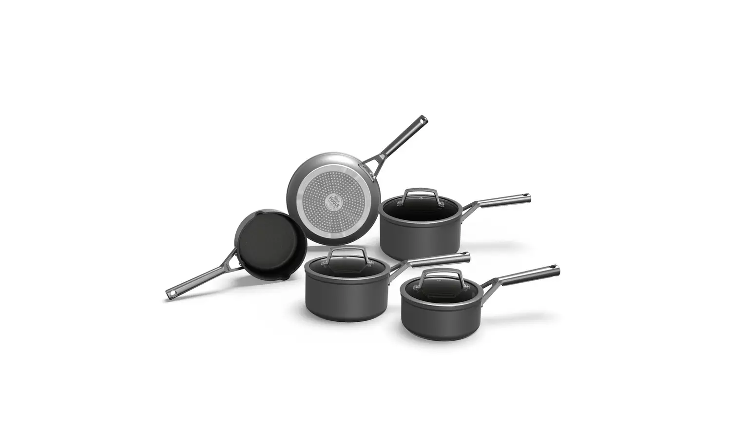 Ninja Zerostick Aluminium 5 Piece Non Stick Pan Set - Grey