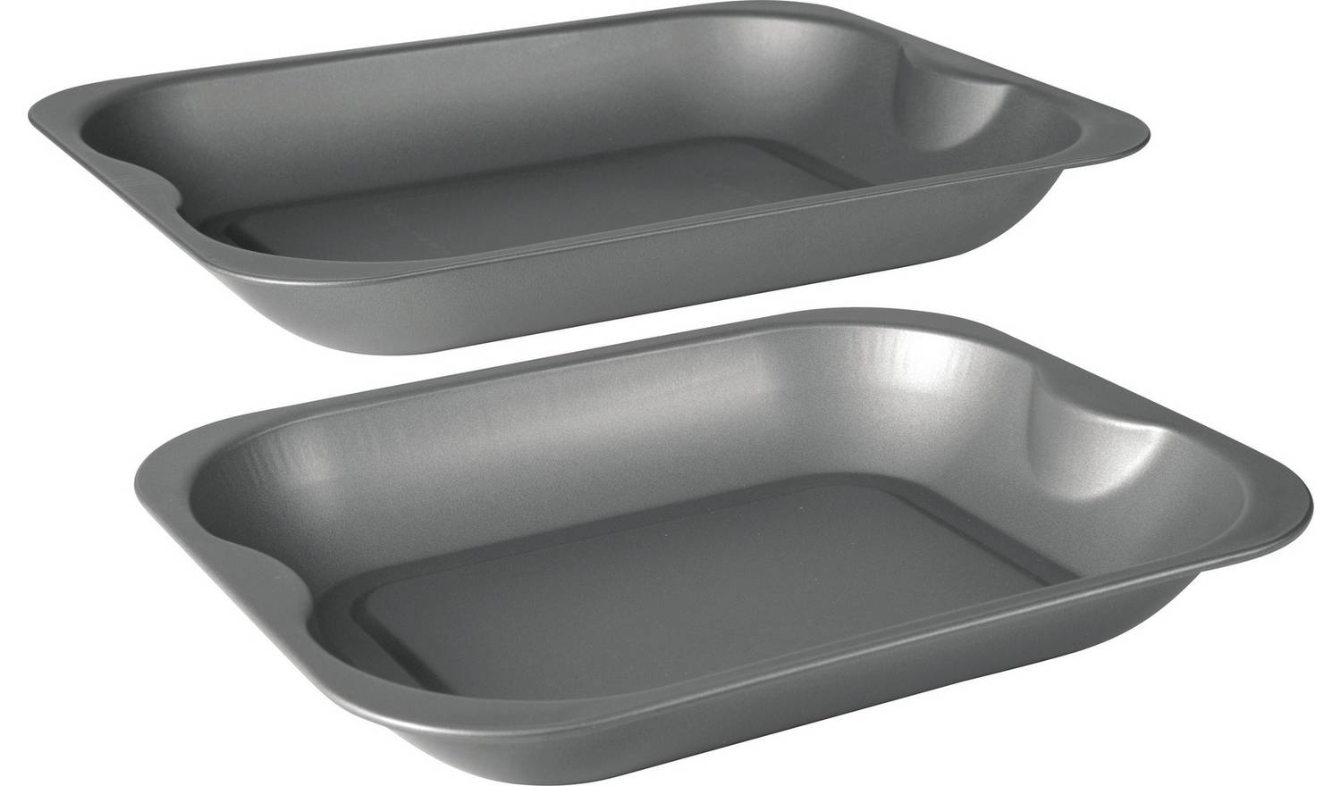 Argos Home 2 Piece Non Stick Steel Roasters Set