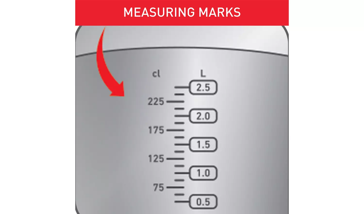 Tefal Titanium Max 18cm Stainless Steel Sauce Pan - Grey