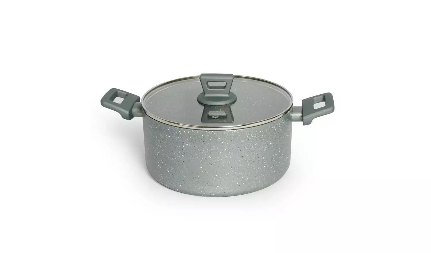 Argos Home Stone Effect 24cm Aluminium Stock Pot
