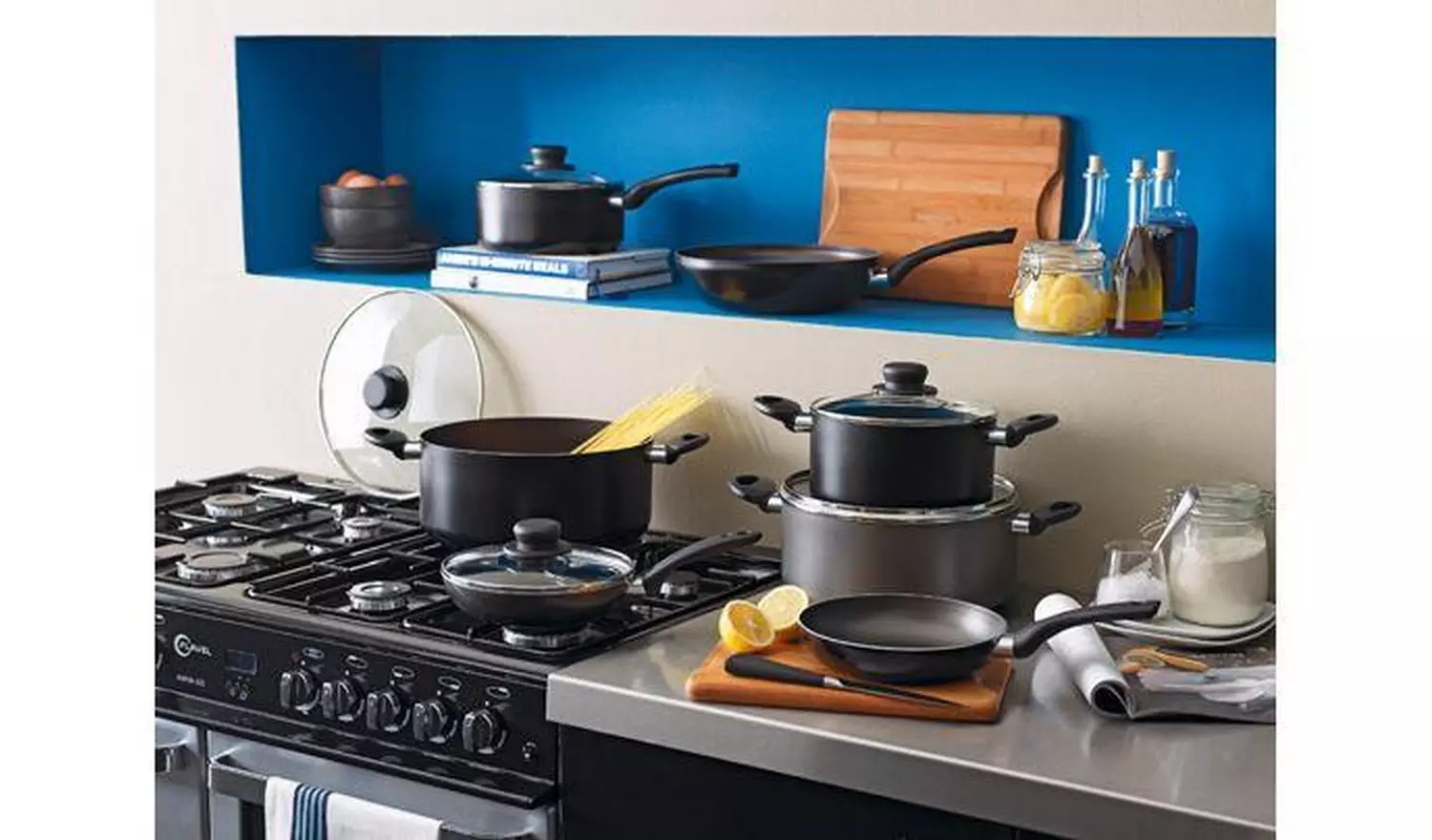 Argos Home 26cm Non Stick Aluminium Stock Pot