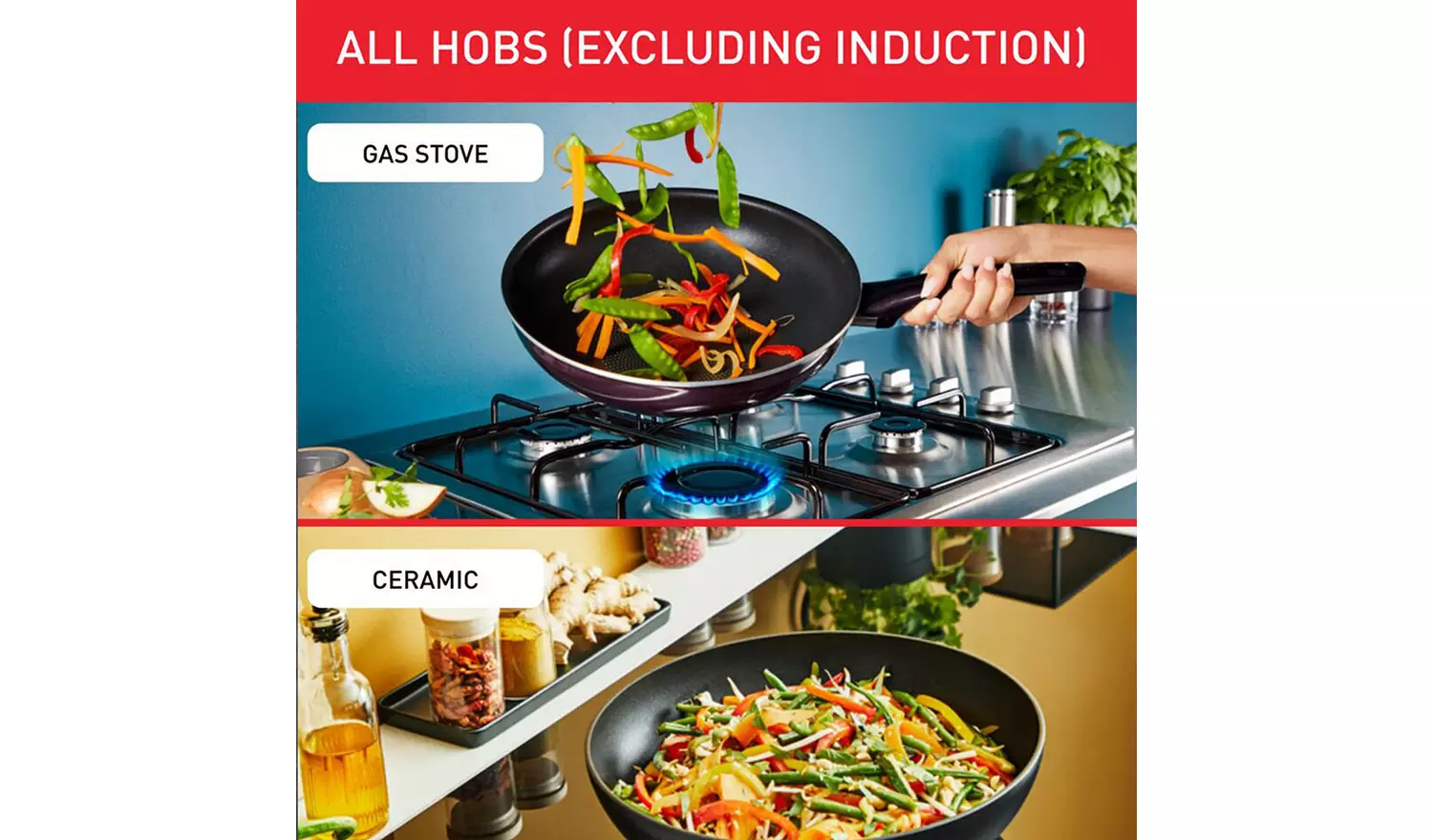 Tefal Titanium Force 28cm Non stick Wok