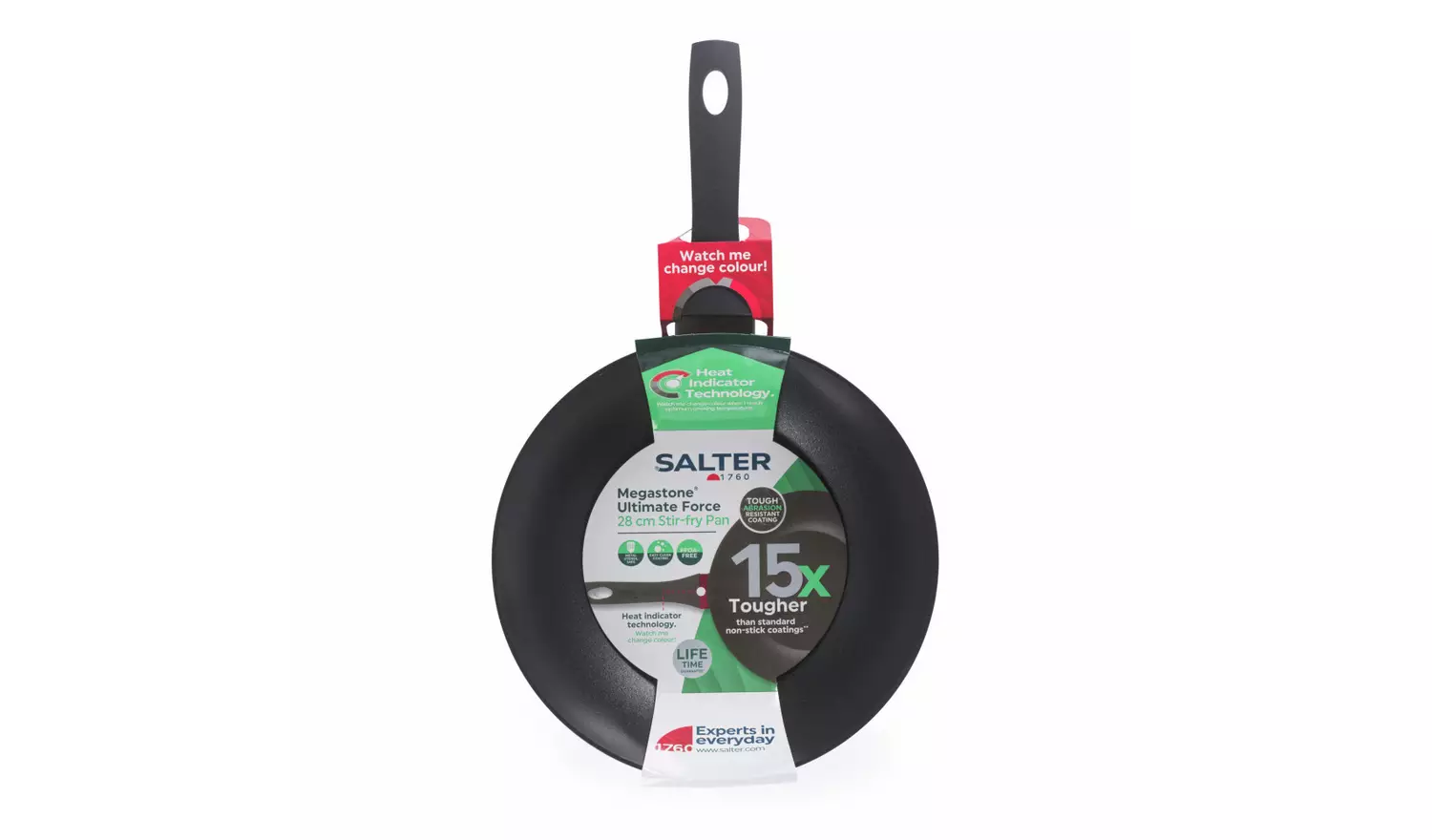 Salter 15x Megastone Thermo 28cmStir Fry Pan