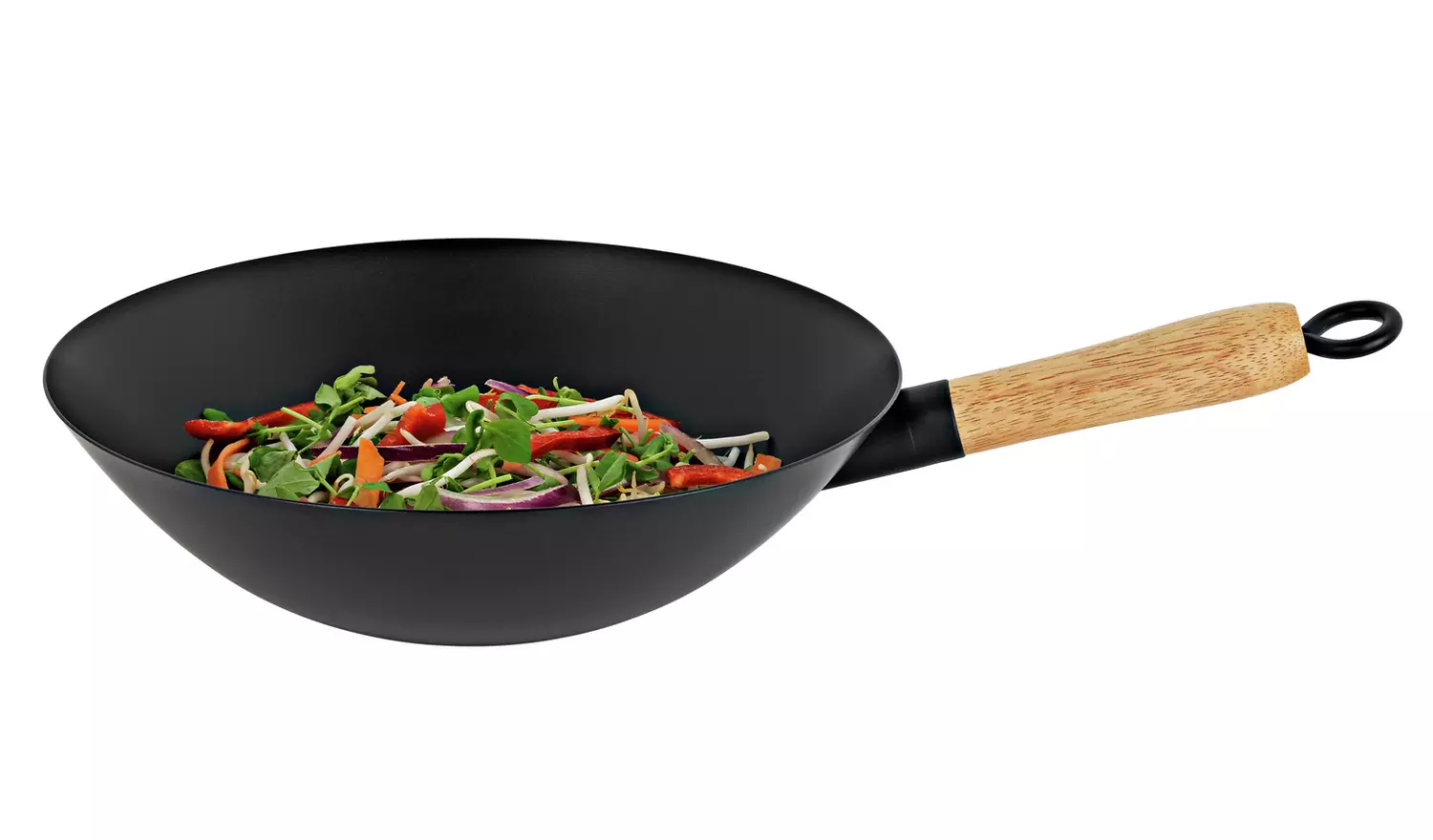Argos Home 30cm Carbon Steel Wok