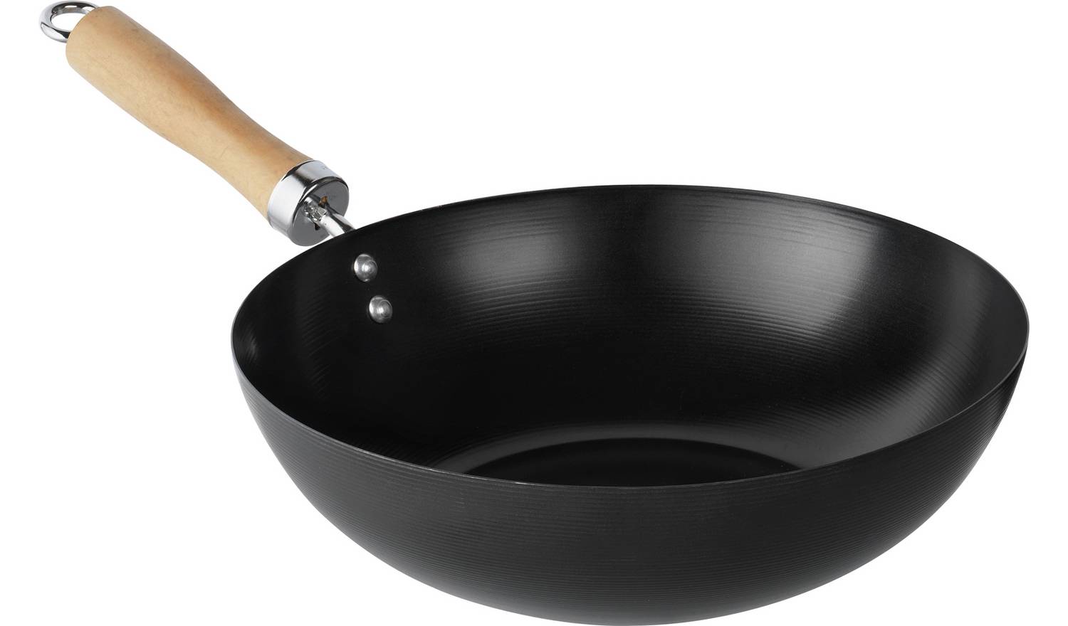 Argos Home 27cm Non Stick Carbon Steel Wok