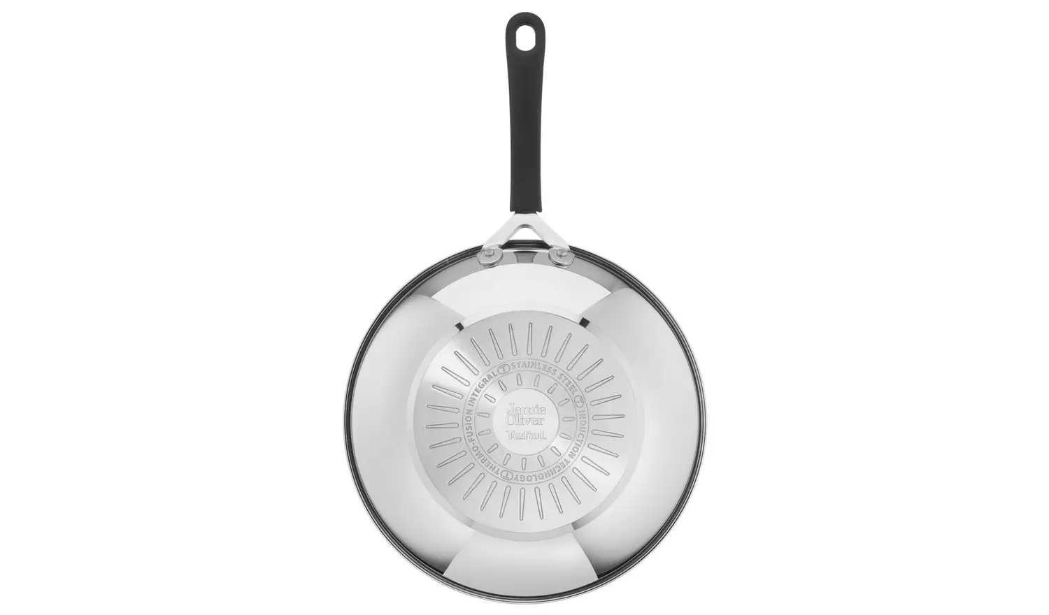 Tefal Jamie Oliver Quick & Easy 28cm Stainless Steel Wok